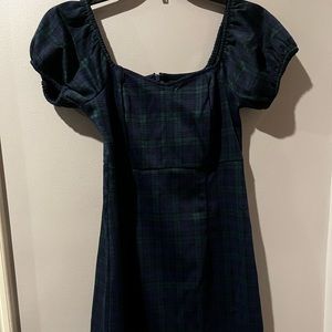 Blue and Green plaid tartan dress. Little short but it’s really cute, never worn